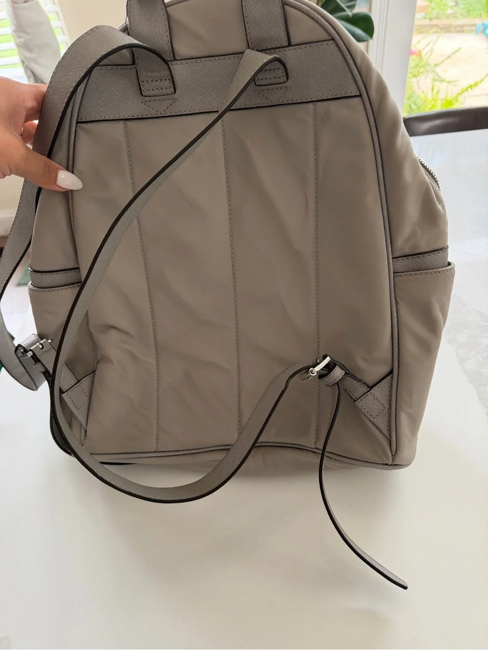 Michael Kors Abbey Medium Nylon Cargo Backpack
